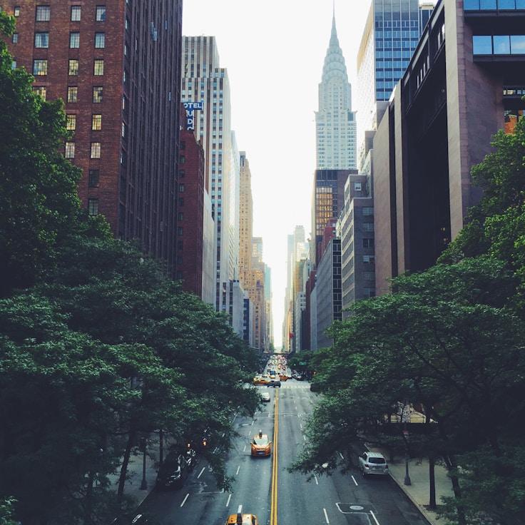 City skyline in Delft, Netherlands